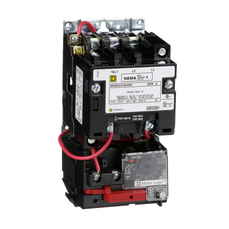 STARTER 3P SIZE 1 10HP 575V MOTOR 120VAC COIL CL 20 OPEN