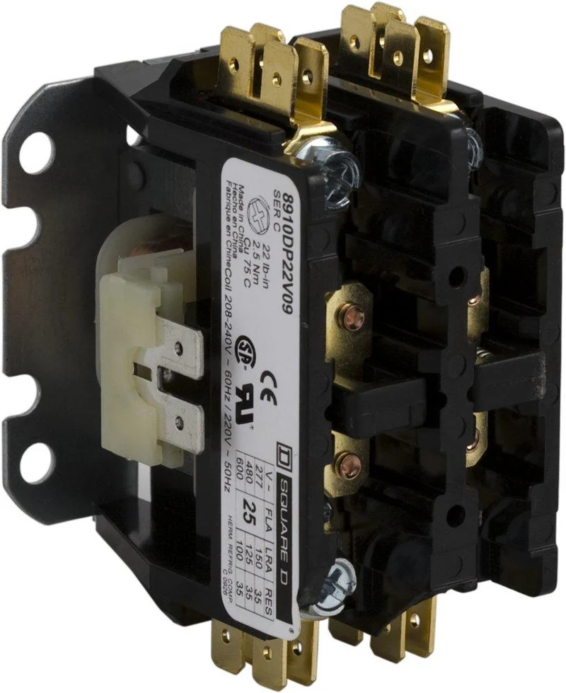 CONTACTOR 2P 40A 600VAC 2-NO CONTACT 208-240VAC COIL