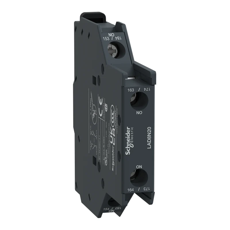 CONTACT AUXILIARY 2NO 10A 600VAC CLIP-ON SIDE MOUNT