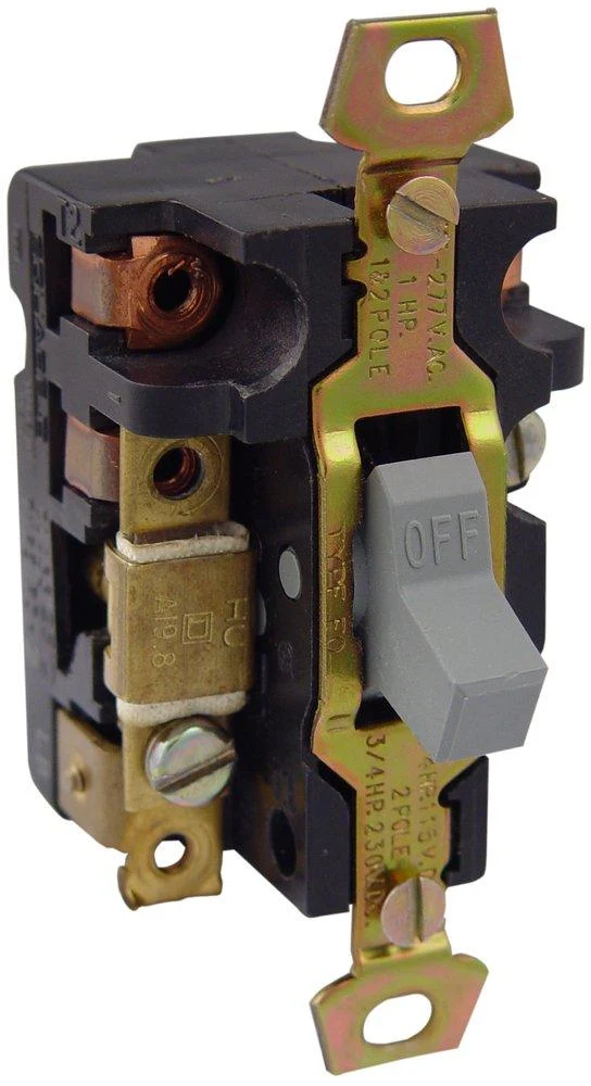 STARTER MANUAL 2P 277VAC FHP TOGGLE SWITCH OPEN TYPE