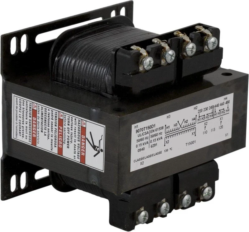 CONTROL TRANSFORMER 150VA 240/480V-120V OPEN TYPE