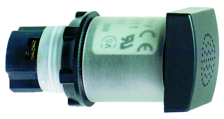 BUZZER PUSHBUTTON 22MM 80DB 120VAC PLASTIC NEMA-1