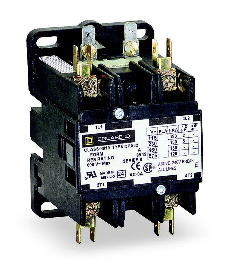 CONTACTOR 2P 30A 600VAC 2-NO CONTACT 24VAC COIL OPEN