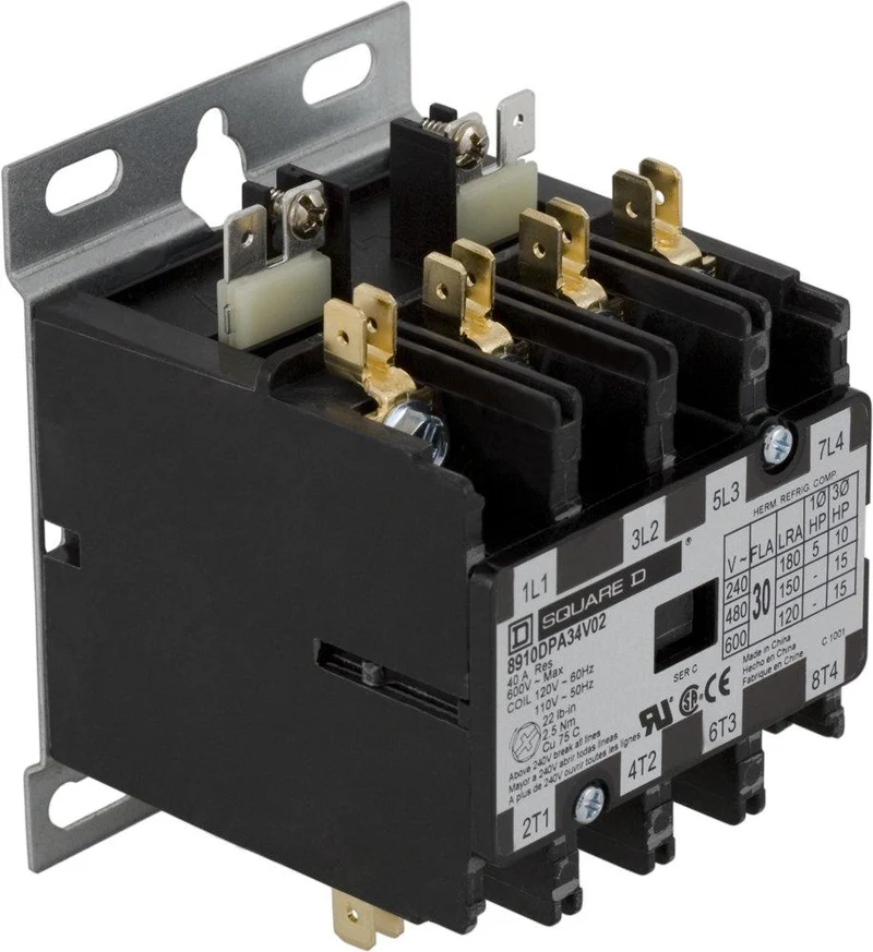 CONTACTOR 4P 30A 600VAC 4-NO CONTACT 120VAC COIL OPEN