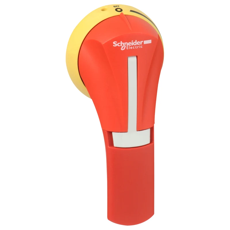 HANDLE RED/YELLOW NEMA 1 3R 12 FOR GS SWITCH BLACK