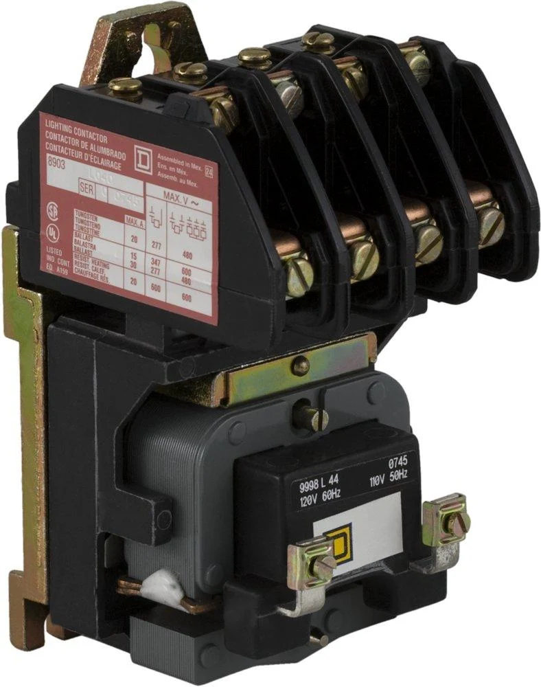 CONTACTOR LIGHTING 4P 30A 600V 120VAC COIL OPEN TYPE