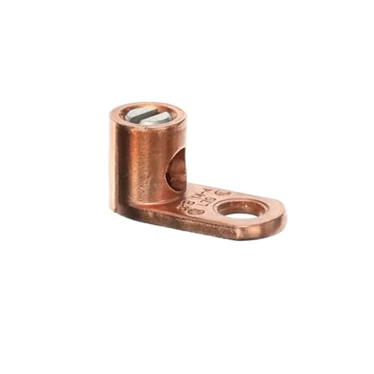LUG MECHANICAL STRAIGHT 1C #4 TO #14 COPPER 9/32" HOLE