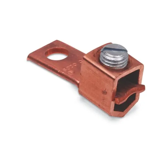 LUG MECHANICAL STRAIGHT 1C #4 TO #14 COPPER 17/64" HOLE