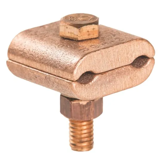 GROUND PARALLEL DOUBLE CLAMP #4SOL - #2/0