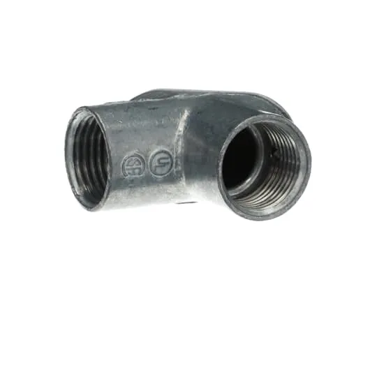 PULL ELBOW FEMALE 1/2" ZINC