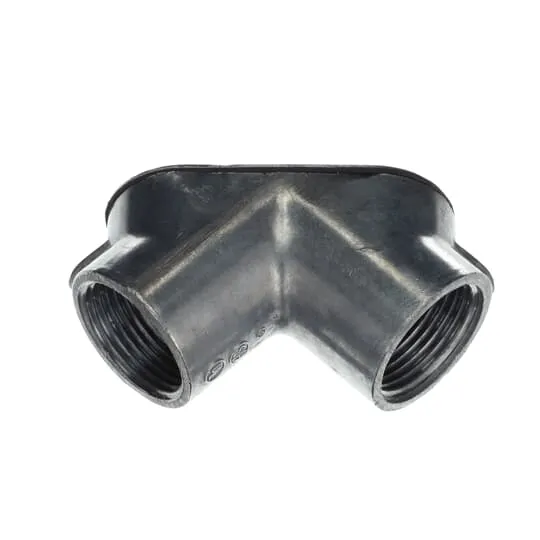 PULL ELBOW FEMALE 1" ZINC