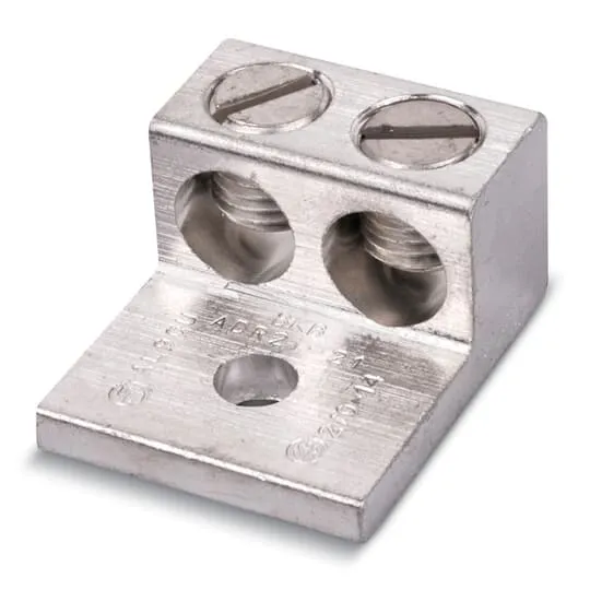 LUG MECHANICAL 2C #2/0 TO #14 CU/AL 1/4" HOLE