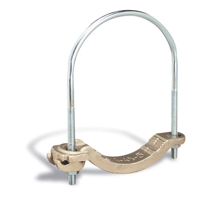 GROUND CLAMP 1-1/4 TO 2" COND. #4/0-4 WIRE BRONZE
