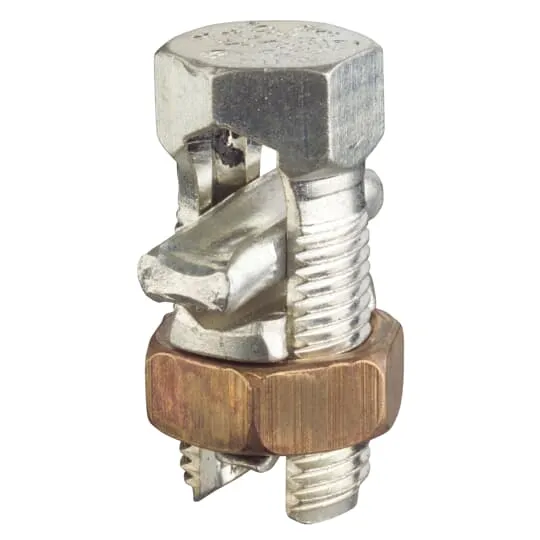 SPLIT BOLT TIN PLATED COPPER FOR #1-8 CU/AL WIRE