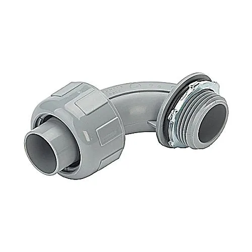 CONNECTOR LIQUIDTIGHT 1" 90D PLASTIC