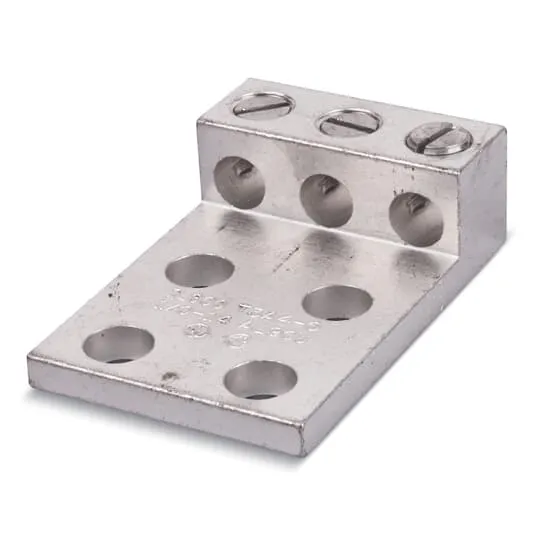 LUG MECHANICAL 3C #2 TO #14 CU/AL 4 X 5/16" HOLE