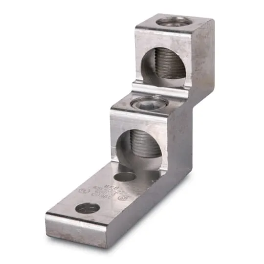 LUG MECHANICAL 2C 600MCM TO #2 CU/AL 2 X13/32" HOLE