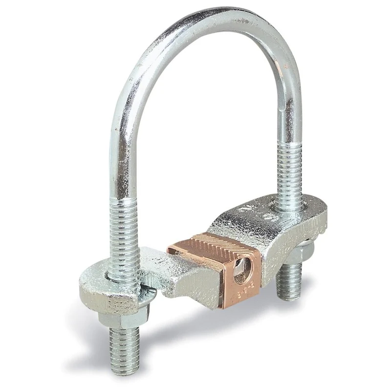 GROUND CLAMP 1-1/4 TO 2" COND. #2-6 WIRE IRON