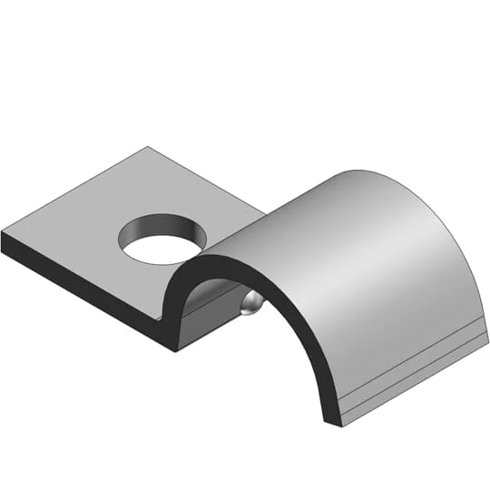 STRAP 1-HOLE FLEX/BX/AC 3/8" STEEL