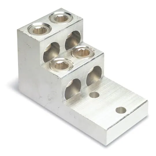 LUG MECHANICAL 4C 600MCM TO #2 CU/AL 2 X13/32" HOLE