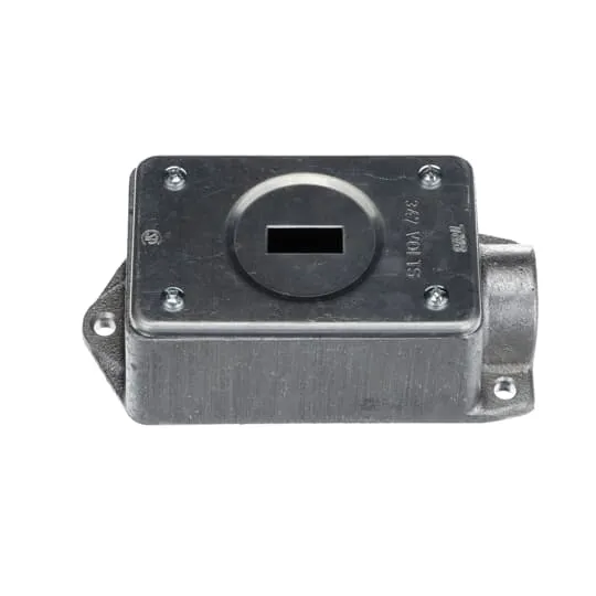 BOX FS 1G WEATHERPROOF ALUMINUM 1-7/8" 1-HUB 3/4" 347V