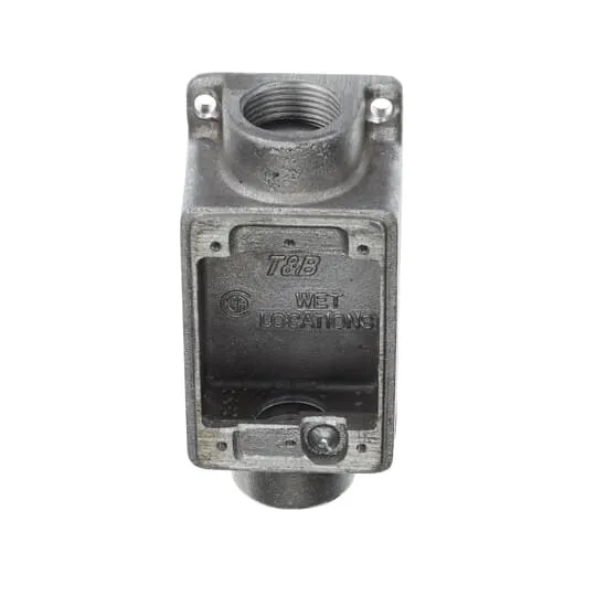 BOX FSC 1G WEATHERPROOF ALUMINUM 1-7/8" DEPTH 2-HUB 1"
