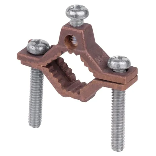 ABB - GROUND CLAMP 4-1/4 TO 6" COND. #2-10 WIRE BRONZE