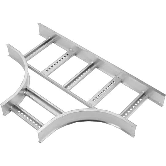 T FITTING ALUMINUM HORIZONTAL 6X36"W 12" RADIUS