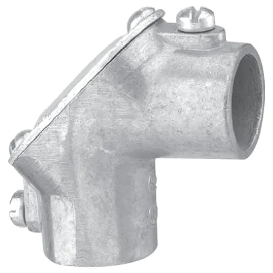 PULL ELBOW EMT TO EMT 1" ZINC
