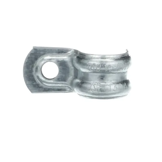 STRAP EMT 1-HOLE 1/2" STEEL GALVANIZED