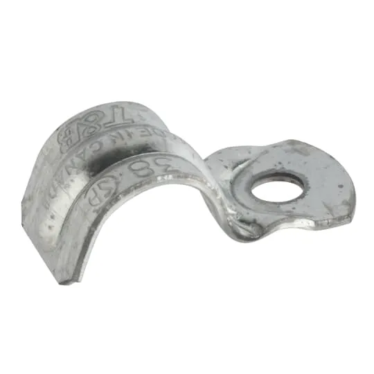 STRAP 1-HOLE FLEX/BX/AC 3/8" STEEL