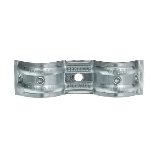 STRAP 1-HOLE DOUBLE SIDE 1.05" MAX STEEL