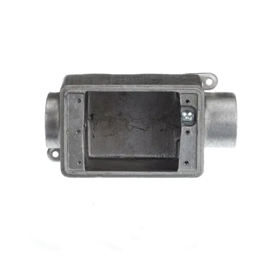 BOX 1G WEATHERPROOF ALUMINUM 2-5/8" DEPTH 2-HUB 1"