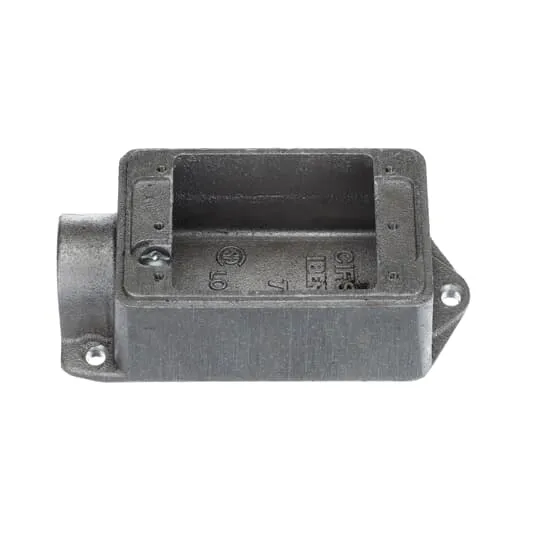BOX FS 1G WEATHERPROOF ALUMINUM 1-7/8" DEPTH 1-HUB 1"