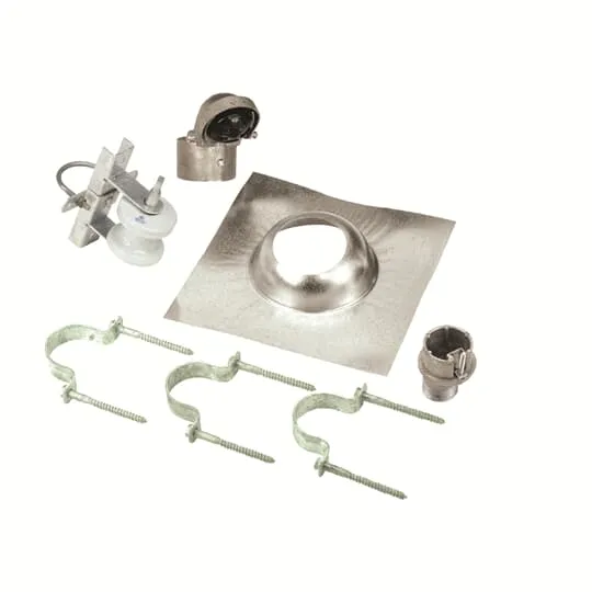 MAST KIT 100A W/CAP-MALE REDUCER-RACK-FLANGE-STRAP QC