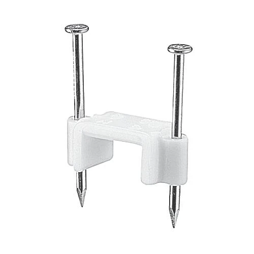 CABLE NAILING STAPLE 0.49"W X 0.25"H PLASTIC
