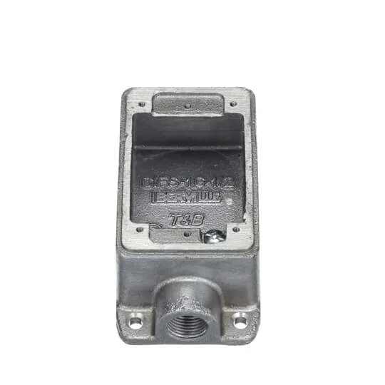 BOX FS 1G WEATHERPROOF ALUMINUM 1-7/8" DEPTH 1-HUB 1/2"