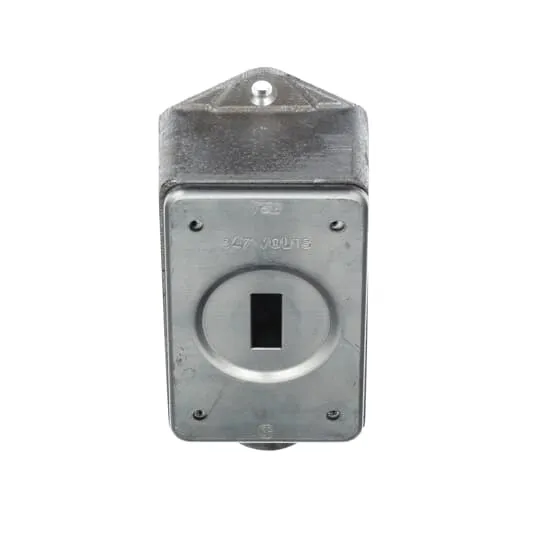 BOX FS 1G WEATHERPROOF ALUMINUM 1-7/8" 1-HUB 1/2" 347V