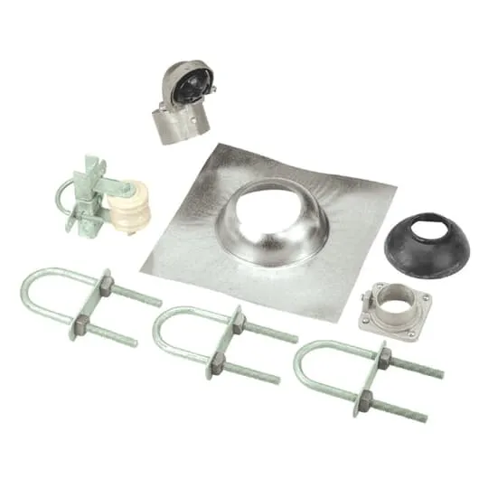 MAST KIT 100A W/CAP SPOOL RACK FLANGE BOLT COUPLER BC