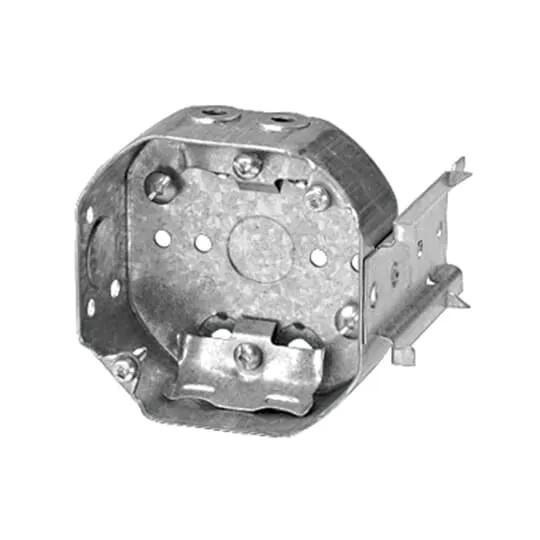 BOX METAL OCTAGONAL 4X 1-1/2"D FOR NMD CABLE & BRACKET