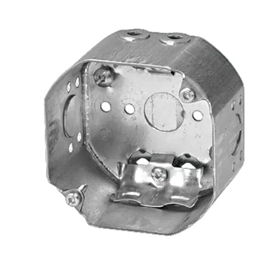 BOX METAL OCTAGONAL 4X 2-1/8"D W/ 1/2" KO FOR NMD CABLE