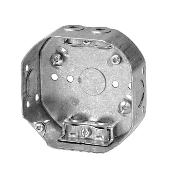 BOX METAL OCTAGONAL 4X 1-1/2"D FOR NMD/BX CABLE