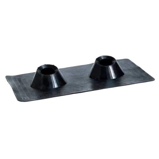 ROOF FLANGE KIT WITH NEOPRENE COLLAR 2-1/2" 2-HOLES