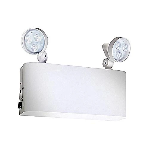 BATTERY UNIT STEEL 6V 27W 2-HEAD 4W LED MR16 120V WHITE
