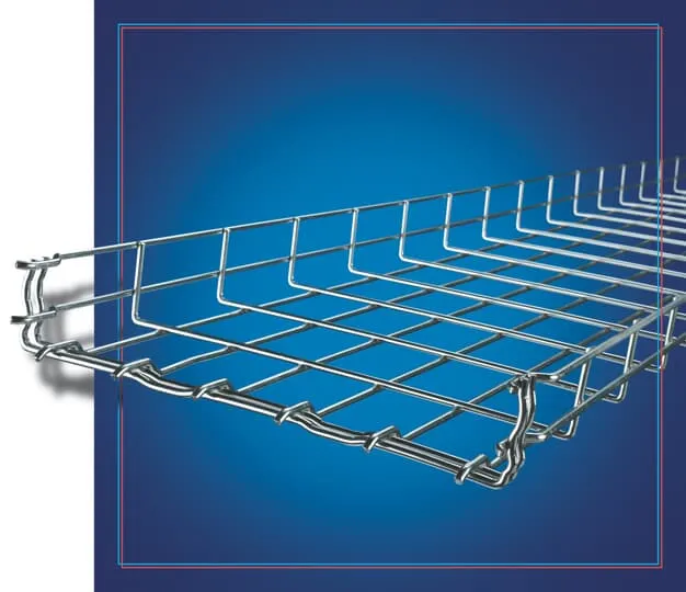 CABLE TRAY WIRE-MESH STAINLESS 10'/3M 2" DEEP 4" W