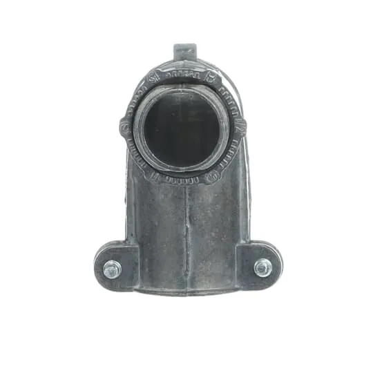 CONNECTOR BX/FLEX 1/2" 90D 2-SCREW ZINC
