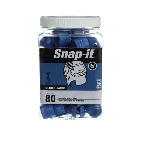 CONNECTOR NMD/NMWU 3/4" RANGE 0.22-0.65" PLASTIC