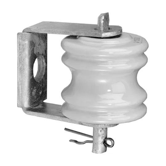 CLEVIS DEAD-END 1/8X 1" STEEL 3/8"D PIN & IB134 INSULATOR