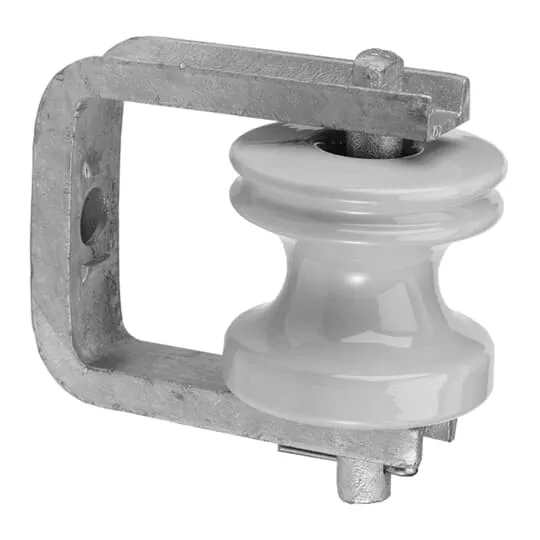 CLEVIS 1/4X1/2X1/8" STEEL 5/8"D WITHOUT NO INSULATOR