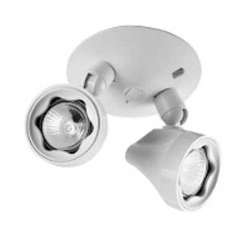 REMOTE HEAD DOUBLE MR16 12V 4W LED W/CANOPY WHITE